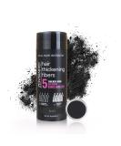 All-Natural Hair Fibers for Thinning Hair - Volume Powder & Bald Spot Cover for Men & Women (Black) - 0.98 Oz - Buy Online on GoSupps.com