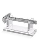 Linkidea Desktop Men's Shaver Holder - Acrylic Shaving Storage Compatible with Viking Blade Chief & MK-23C | Stable & Stylish Organizer - Buy Online on GoSupps.com