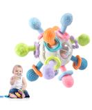Funmo Silicone Bite Toys for Babies | Teething Rings & Gripping Balls for 3-12 Months | Safe Dental Aid for Stimulation & Relaxation - Buy Online on GoSupps.com