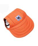 Buy EGURS DOUS Baseball Hats & Sunbonnet for Dogs & Cats - Peace Themed Pet Hats in Orange | Sizes S M L XL - International Shipping Available - Buy Online on GoSupps.com