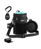 Philorn Dog Treat Pouch Bag with Poop Bag Dispenser & Collapsible Bowl - Blue | Water-Resistant, Reflective, Easy-to-Clean Design - Buy Online on GoSupps.com