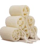 6 pack Natural Loofah Sponges Biodegradable Body Scrubbers Exfoliating Loofah Bath Sponge Buff Away Dead Skin Smoother Great for Shower Scrubbing and Kitchen Cleaning (4 inch) (6 Pack-b) - Buy Online on GoSupps.com