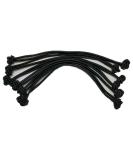 Knotted Hair Tie Set of 6 // great for natural hair  dreadlocks and thick hair (Black) - Buy Online on GoSupps.com