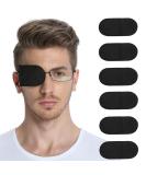 6pcs Large Black Eye Patches for Glasses - Comfortable & Stylish | International Shipping Available - Buy Online on GoSupps.com