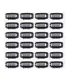 24pcs 32mm Black Metal Wig Clips for Hair Extensions - Wig Snap Clips for Hairpieces - Buy Online on GoSupps.com