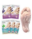 5 Pack Foot Peel Mask,Exfoliator Peel Off Calluses Dead Skin Callus Remover,Foot Mask for Dry Cracked Feet,Foot Peel Mask with Lavender and Aloe Vera Gel for Men and Women Feet Peeling Mask - Buy Online on GoSupps.com