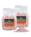 Buy Azafran Pink Crystal Himalayan Rock Salt Coarse 2-5mm | 2kg & 1kg Pack | International Shipping - Buy Online on GoSupps.com