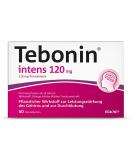 Tebonin Intensive 120 mg - 60 Tablets for Tinnitus Relief | Ginkgo Biloba Extract for Ear Noise & Dizziness Support | Buy Online Internationally - Buy Online on GoSupps.com