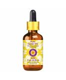 Pure Castor Oil (10ml) with Glass Dropper - Cold Pressed Organic Castor Oil | d ve herbes - International Shipping Available - Buy Online on GoSupps.com