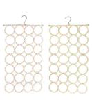 Bohue 2Pcs Bird Swings Stand Parrot Hanging Climbing Net 28 Laps of Climbing Net Bird Toys Cotton Rope Hammock Ladder Circle Swing Frame - Buy Online on GoSupps.com