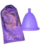 Me Luna Menstrual Cup Sport Ball - Blue-Violet Shorty L | Eco-Friendly & Comfortable International Shipping - Buy Online on GoSupps.com