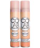 COLAB Dry Shampoo Pure Nude Pack of 2 200ml - Lightly Scented Dry Shampoo For Sensitive Scalps - Buy Online on GoSupps.com
