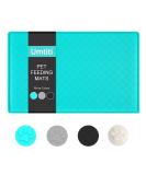 Umtiti Waterproof Slipproof Dog Bowl Pad - 60x40cm Green Silicone Mat for Cats & Dogs | Dishwasher Safe & Durable - Buy Online on GoSupps.com