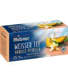 Meßmer White Tea Vanilla-Peach | 25 tea bags | Vegan | Gluten-free | Lactose-free 25 tea bags White Tea Vanilla-Peach - Buy Online on GoSupps.com