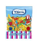 Vidal Gluten-Free Jelly Sharks Fruit Flavoured Assorted Colours - 1kg Bag - Buy Online on GoSupps.com