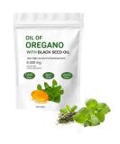Oil of Oregano Softgels 6000mg & Black Seed Oil 200mg - 300 Capsules | Natural Oregano Oil Supplement for Immune Support - Buy Online on GoSupps.com