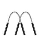 2-Piece Black Facial Hair Remover Set - Manual Epilator Tools for Quick and Easy Hair Removal - Buy Online on GoSupps.com