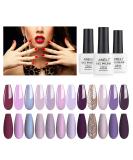 AIMEILI Gel Nail Polish Set 8ml 12 Colours Soak Off UV LED Gel Nail Polishes Nail Art Gel Polish Gift Kit 19 KIT12-19_8ML 8 ml (Pack of 1) - Buy Online on GoSupps.com