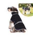 Dog Warm Coats Dog Jackets Waterproof with Fleece Lining Dog Coats Waterproof Dog Rain Coat Dog Clothes Dog Raincoats Thickened Dog Fleece Jumper Rain Coats for Large Dogs - Blue XL XL Blue - Buy Online on GoSupps.com
