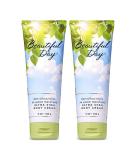 Bath and Body Works Beautiful Day Body Cream Gift Set for Women - 2 Pack 8 Oz (Beautiful Day) - Buy Online on GoSupps.com