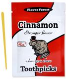 Hot Cinnamon Flavored Toothpicks - 100ct Flat Shape | International Shipping Available - Buy Online on GoSupps.com