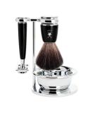 M hle Rytmo Razor Set - Vegan Black Resin Shaving Brush Bowl & Stand for Ultimate Grooming - Buy Online on GoSupps.com