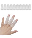 10 Pieces Gel Finger Protectors | Silicone Caps for Trigger Finger Arthritis Friction Relief & Blisters - Shop Internationally - Buy Online on GoSupps.com