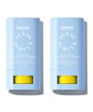 Supergoop! Sunnyscreen SPF 50 Mineral Stick - Pack of 2 - 100% Non-Nano Sunscreen for Kids & Babies - Pediatrician Tested Face & Body Protection - Buy Online on GoSupps.com