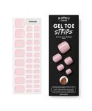 Moyou London Semi Cured Gel Nail Wraps 32 Pcs - Rose Quartz | Salon-Quality Pedicure Set with Nail File & Cuticle Stick | UV/LED Lamp Required - Buy Online on GoSupps.com