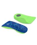 QBK Plantar Fasciitis Relief Insoles - 3/4 Length Thin Inserts for Men & Women (Size 39-41) - Heel Spur Achill tendonitis Metatarsalgia & Overpronation Support - Buy Online on GoSupps.com