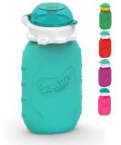 Squeasy Snacker (Water) 160 ml silicone reusable for compotes and purees free from BPA PVC and phthalates - Buy Online on GoSupps.com
