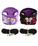 2 Pcs Chinchilla Harness and Leash Small Animals Guinea Pig Walking Harness Vest No Pull Soft Comfort Vest Harness for Hamster Squirrel Ferret and Similar Small Pets (S) - Buy Online on GoSupps.com