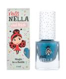 Miss Nella Blue Candle Safe Nail Polish for Kids - Non-Toxic & Odour-Free Formula | Water-Based, Easy Peel Off for Children & Toddlers - Buy Online on GoSupps.com