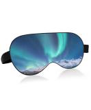 Aurora Polaris Floeberg Light Blocking Sleep Mask - Adjustable Green Light Blindfold for Men & Women | Comfortable Eye Mask for Travel Naps & Work - Buy Online on GoSupps.com