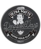 Dapper Dan Ultra Matte Hair Clay 100ml - Long Lasting Hold, Matte Finish, Vanilla & Raspberry Scent - Buy Online on GoSupps.com