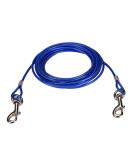 CTOPOGO 10FT /16FT /33FT-Dog Tie Out Cables Pets Tie-Out Linen Tie-Out Kabel Heavy Duty Dogs Chain lines for dogs up to 125 lbs pets lead for small /medium size (3m blue) 3M blue - Buy Online on GoSupps.com
