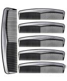 LUXXII (6 Pack) Men's Hair Beard Mustache Comb Set - 5 Pocket Combs for Sideburns - Buy Online on GoSupps.com