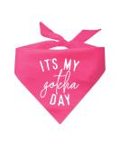 Hot Pink X-Small 'It's My Gotcha Day' Dog Bandana - Assorted Colors - Buy Online on GoSupps.com