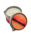 Vibratissimo Peach Grace Massage Candle 100ml | Natural Relaxation Candle with Coconut Oil | Ideal for Sensitive Skin | Aromatic Peach Fragrance - Buy Online on GoSupps.com