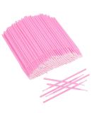 Luckaide Microbursten Eyelash Extension - 100 Pink Microbrushes for Makeup & Cleaning | Eyelash Brushes for Extensions - Buy Online on GoSupps.com