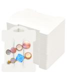 200 PCS Hair Clip Bow Display Cards - Hair Barrettes Jewelry Holder for Accessories - 4 x 3 Inches (White) - Buy Online on GoSupps.com