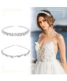 Voarge Rhinestone Hair Ties - Elegant Pearl & Crystal Wedding Hair Jewelry for Brides - Buy Online on GoSupps.com