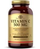 Solgar Vitamin C 500 mg - 250 Vegetable Capsules | Immune Support & Antioxidant - Buy Online on GoSupps.com