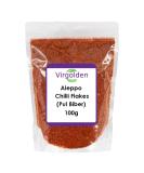 Virgolden Aleppo Chilli Flakes 100g - Mildly Hot Turkish Pul Biber for Middle East Cuisine - Buy Online on GoSupps.com