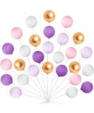 30 Piece Mini Colorful Balloon Cake Topper Set for Dollhouse Party Decorations - Ideal for Birthdays, Weddings & More - Light Colors - Buy Online on GoSupps.com