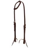 Weaver Leather Latigo Leather Flat Sliding Ear Headstall Burgundy ,One Size - Buy Online on GoSupps.com