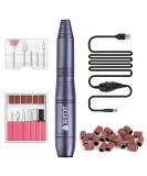 Weyi Nail Miller - Professional Electric Nail File for Gel & Acrylic Nails | 20 000 RPM USB 11-in-1 Manicure-Pedicure Set Gray | International Shipping Available - Buy Online on GoSupps.com