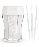 200Pcs 2-in-1 Interdental Brushes & Toothpicks - Soft Bristle Floss Picks in Clear Storage Box for Adults & Kids | Portable Brushpicks for Easy Dental Care - Buy Online on GoSupps.com