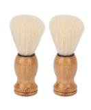 Sonew Mini Shaving Brush for Men - Professional Wooden Handle Replacement Brush for Travel & Home Use - Buy Online on GoSupps.com