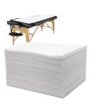 Bozikey 100PCS Disposable Massage Table Sheets - Spa Bed Covers for Estheticians, Tattoo, Waxing - Non-Woven Fabric 71 x 31 (White) - Buy Online on GoSupps.com